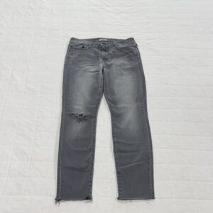 MOTHER Looker Ankle Fray Jeans